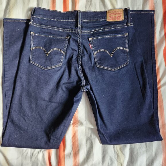 Levi’s 710 Super Skinny Jeans Women’s Size 31 Dark Wash Stretch Denim - Picture 6 of 13